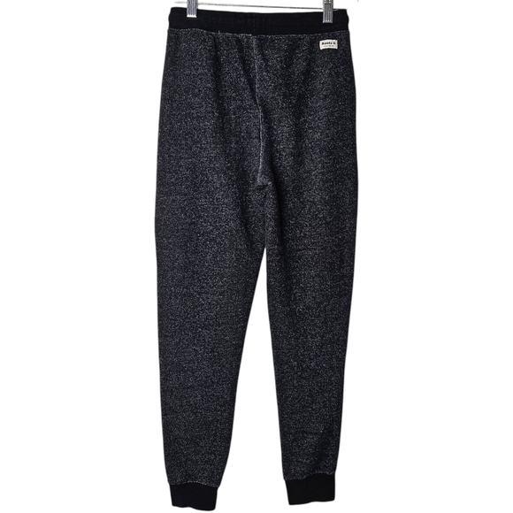 Roots Black Pepper Jogger Pants With Drawstring & Pockets XS - Picture 2 of 10